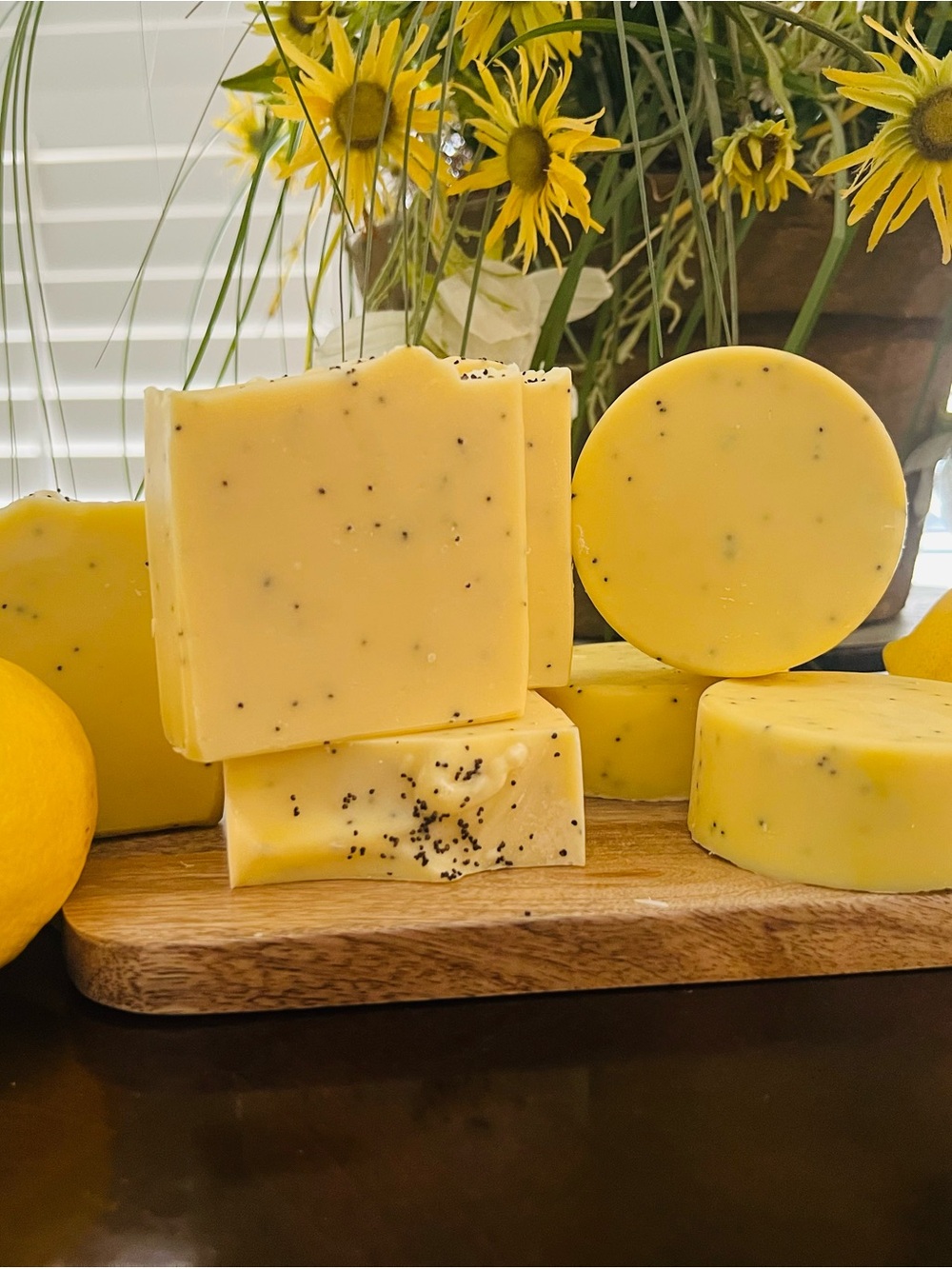 Handmade Lemon Poppy Seed Soap -